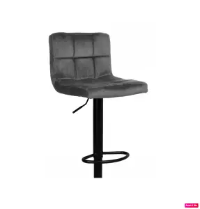 Hoker AKIRA BLACK welur do kuchni salonu SZARY