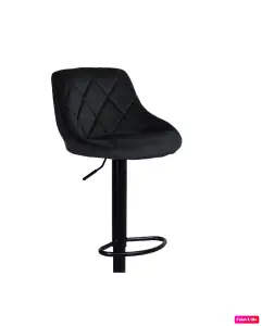 Hoker MALTA BLACK welur do kuchni salonu CZARNY